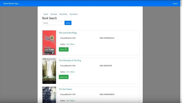 Book Review App